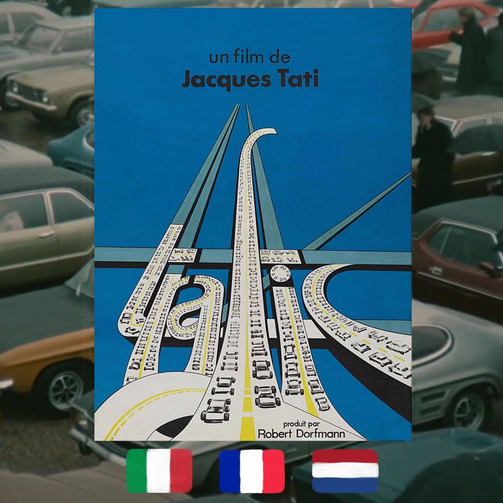 Jacques Tati, Traffic, movie poster