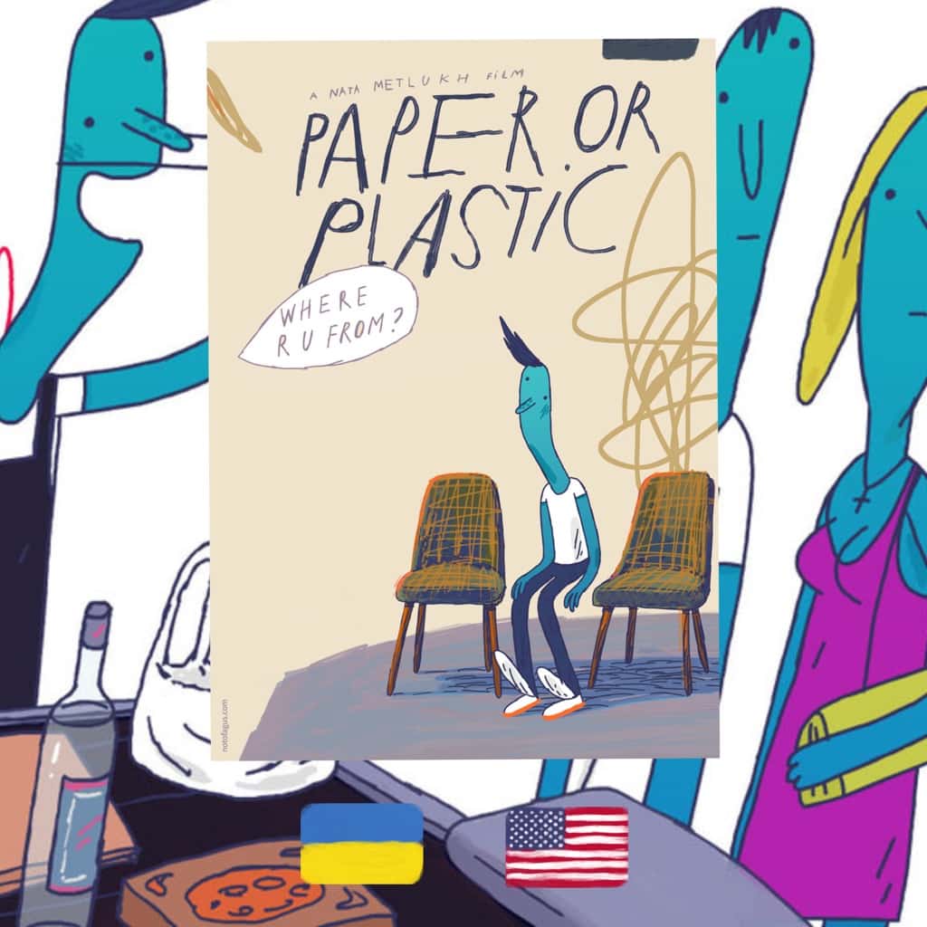 Paper or Plastic, dir. Nata Metlukh, film, cartoon, review