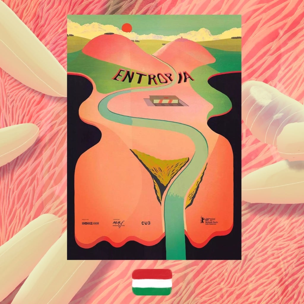 Entropia, dir. Florá Anna Buda, film, cartoon, poster