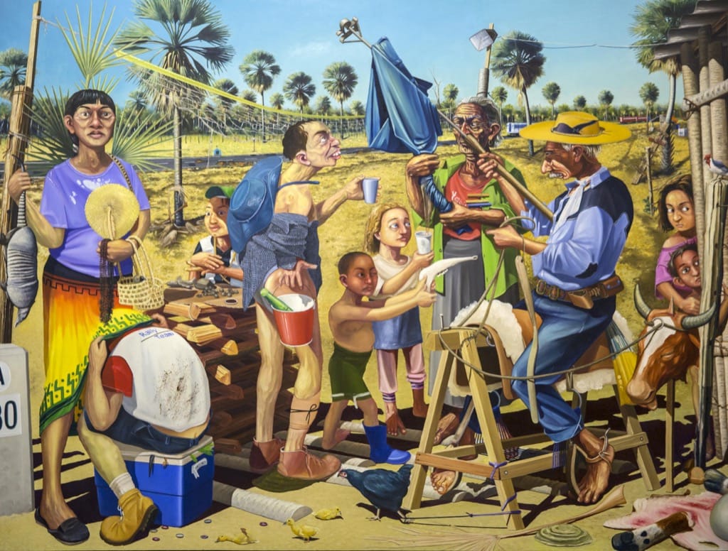 Fidel Fernández Paraguay, art, painting