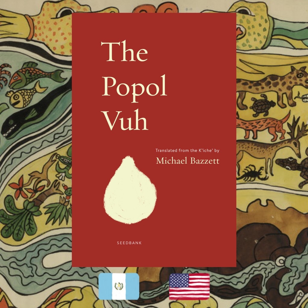 Popol Vuh, translator Michael Bazzett, book cover