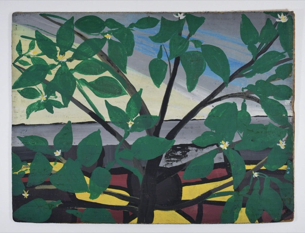 Frank Walter, Outsider Art, Painting, tree