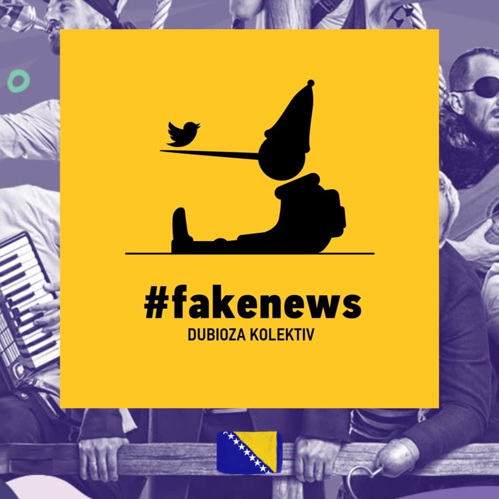 Dubioza Kolektiv, #fakenews, album cover