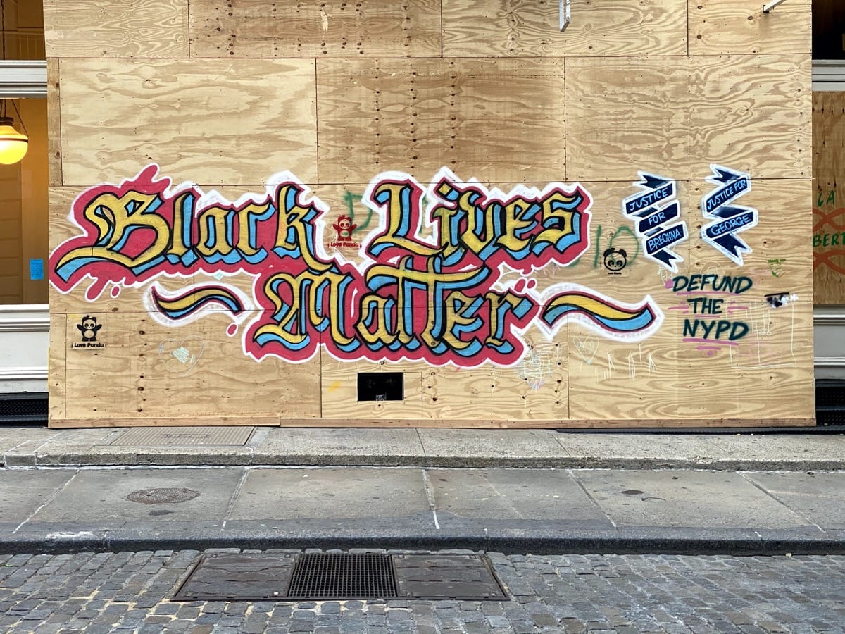Art in SoHo, Black Lives Matter, BLM, 2020, Protests