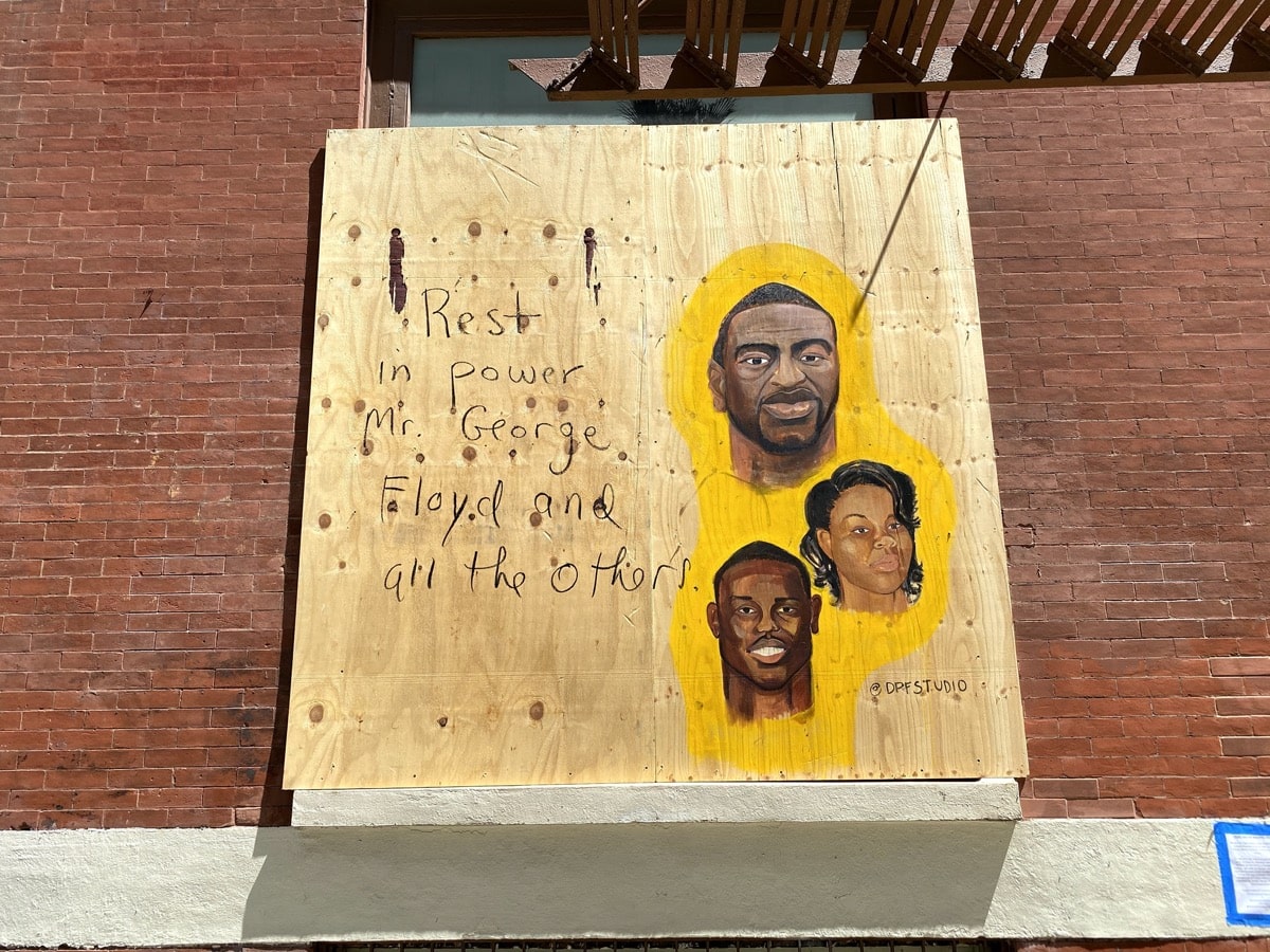 SoHo, Art, Black Lives Matter, BLM, Protests, plywood