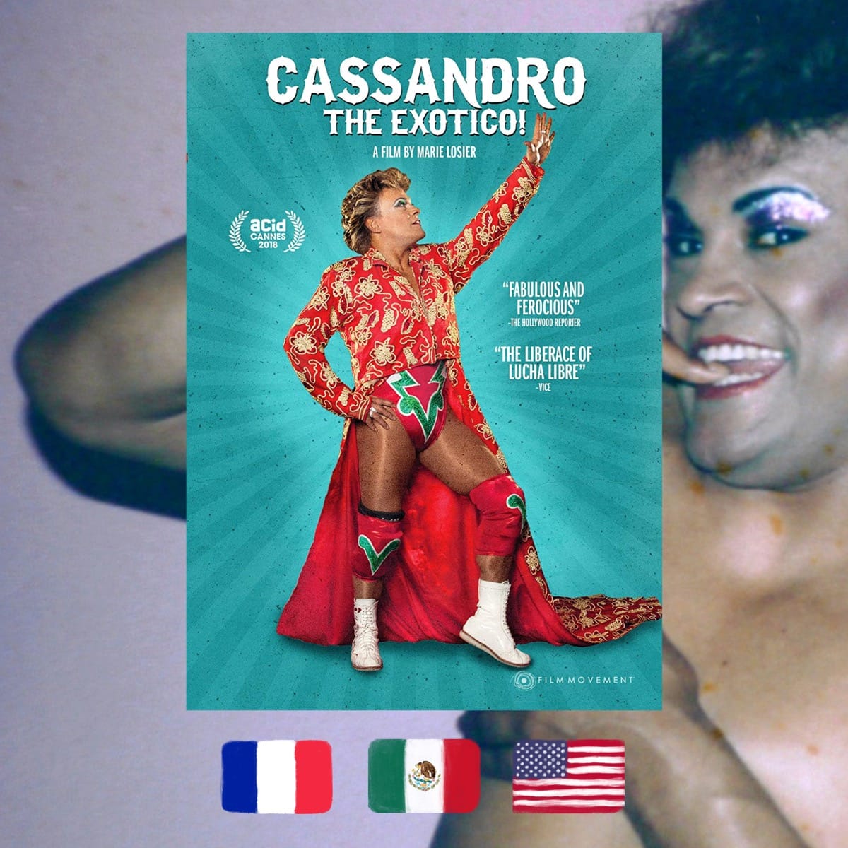 Cassandro the Exótico!, Marie Losier, movie poster